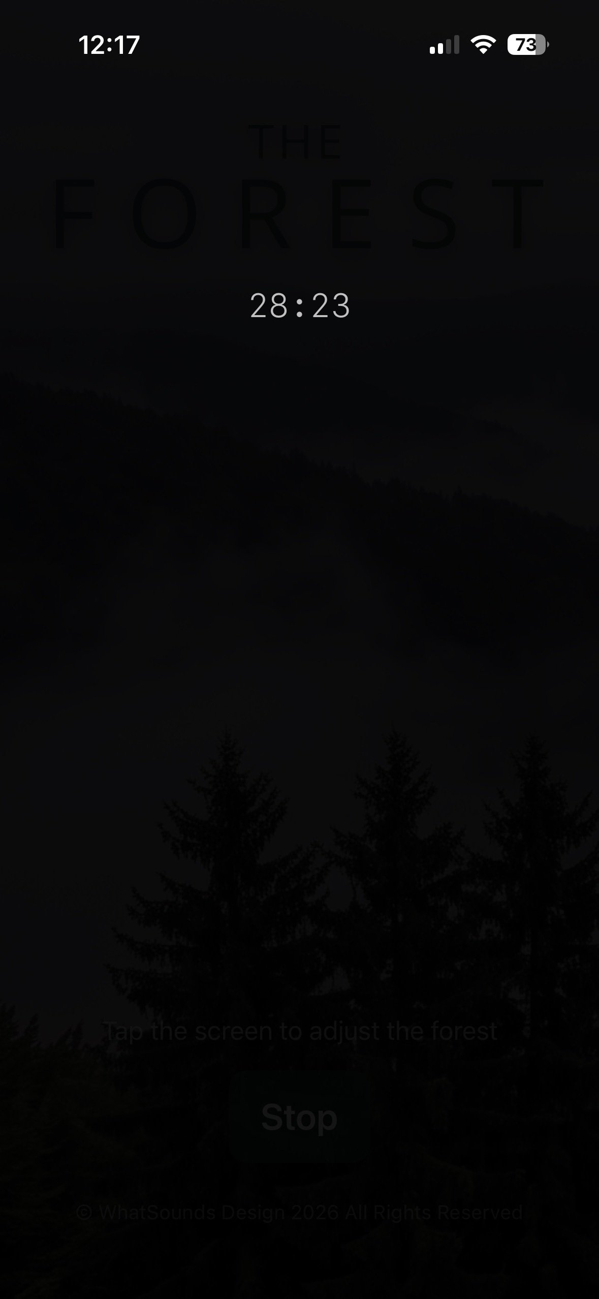 The Mobile Forest Sleep Timer